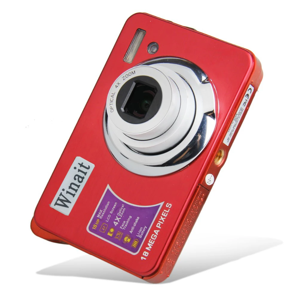 Цифровая камера Max 18mp компактная камера вспышка 8x оптический зум 2," TFT Камера s 1080P Мини DVR с распознаванием лица и улыбки