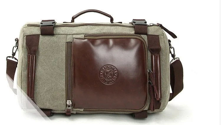 Мужские многофункциональные дорожные сумки повседневные мужские брезентовый Рюкзак с тремя вместительными сумками рюкзаки для ноутбуков