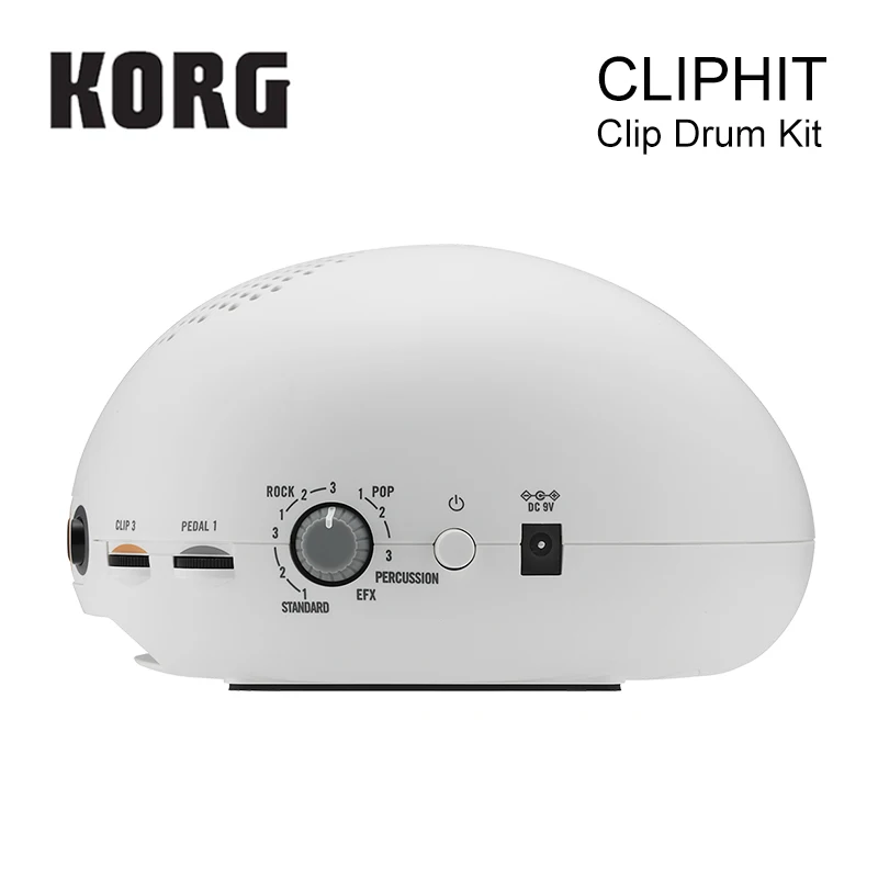 Korg CLIPHIT 1 Piece Drum Set in White
