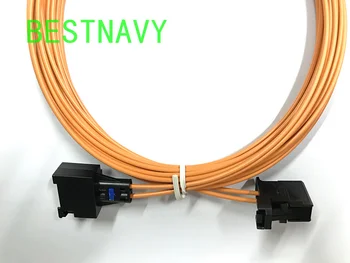 

MOST Optical Fiber Cable Connectors Male To Female cable 100CM For BMNW Mercedes Au-di AMP Bluetooth car GPS fiber cable