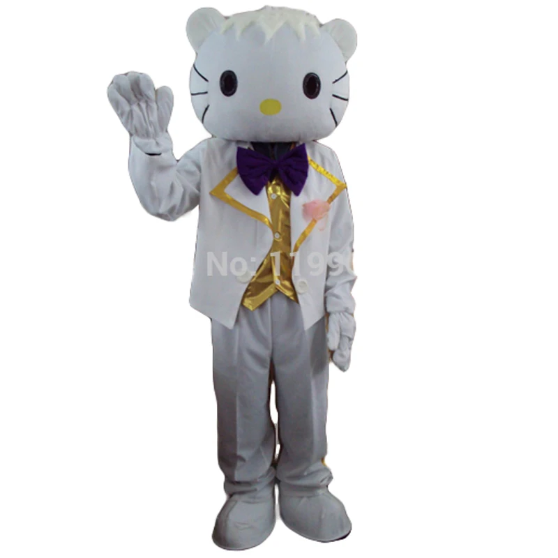 

Adult size Male Hello kitty Mascot costume Free shipping
