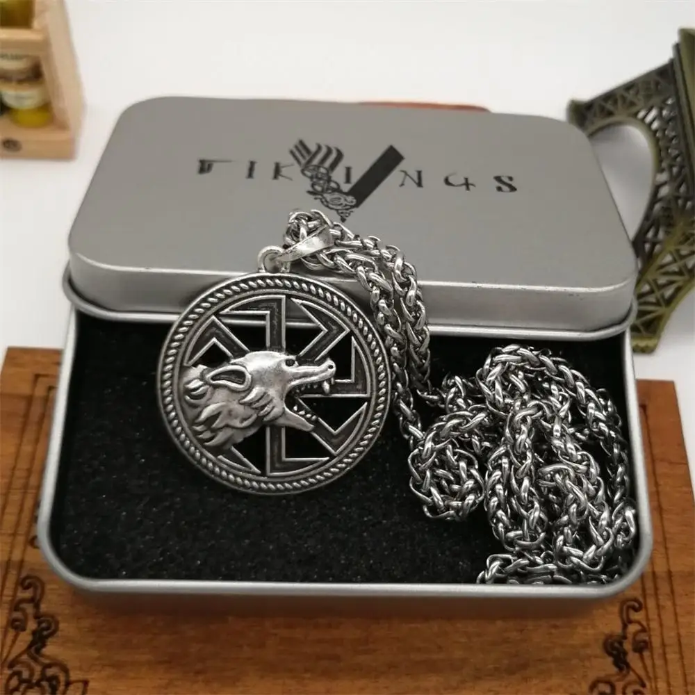 

Kolovrat Wolf pendant knot talisman pagan 1pc drop shipping