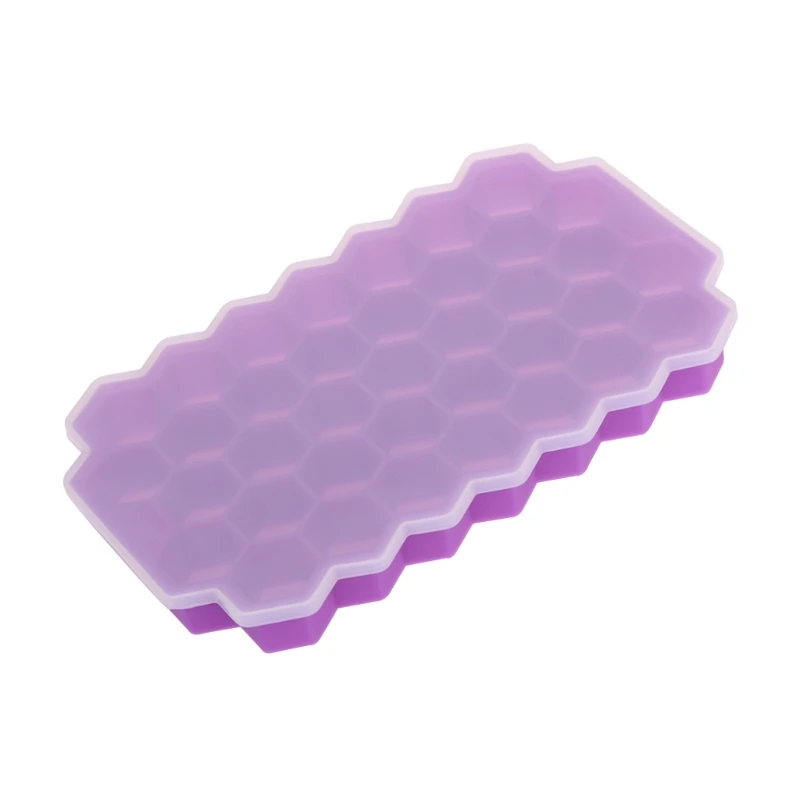 37 Grids Honeycomb Mini Ice Maker Cube Eco-Friendly Cavity Silicone Tray Mold 5