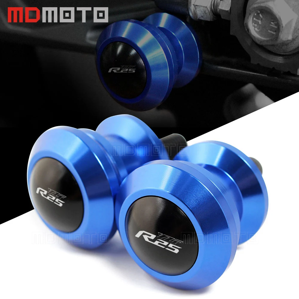 Motorcycle Accessories 6mm Swingarm Sliders Spools Stand Screws Slider For Yamaha YZF R25 R3 yzfr25 YZFr3 2015 2016 2017