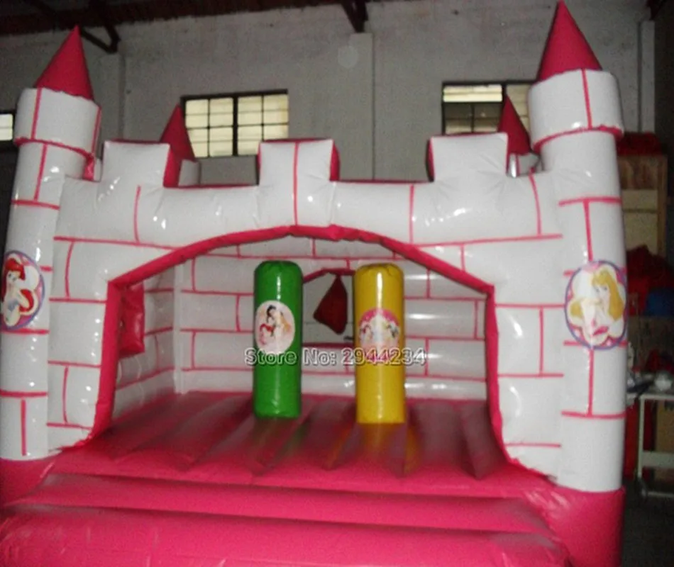 

Home Use Pink Inflatable Jumping Castle Inflatable Bouncer House For Kids
