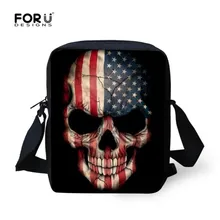 

FORUDESIGNS Children School Bags Skull Printing Bag for Boy Small Shoulder Schoolbag for Kids Book Daypack Bag Mochila Infantil