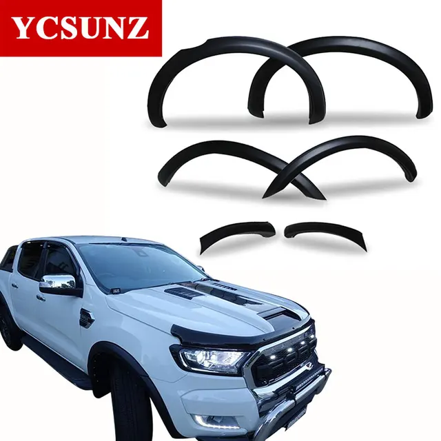 Élargisseurs d\u0027ailes Pour Ford Ranger 2018 Wildtrak Accessoires Garde,Boue Pour Ford Ranger