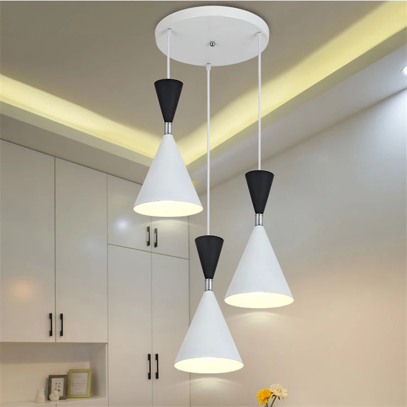 Eusolis moderno nórdica colgante Retro Luces lámpara Industrial lámpara de iluminación Interior Luces Decorativas Lampadario Camera Da Letto