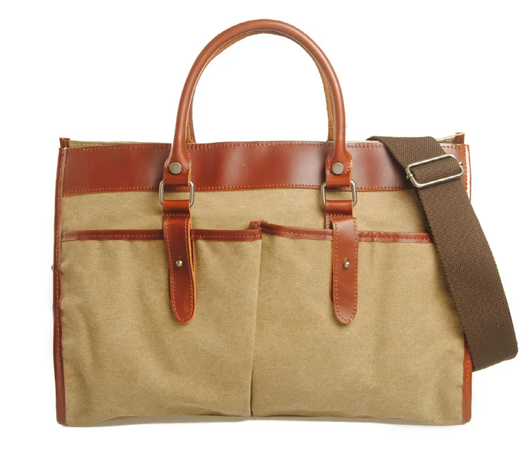 

Canvas bag 2015 new European and American retro casual laptop shoulder bag manbagMessenger bag men and women wave packet leather