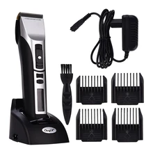 Профессиональная машинка для стрижки волос для детей и мужчин с ЖК-дисплеем, перезаряжаемая электрическая машинка для стрижки волос, набор для стрижки волос, база для зарядки 100-240 в 38