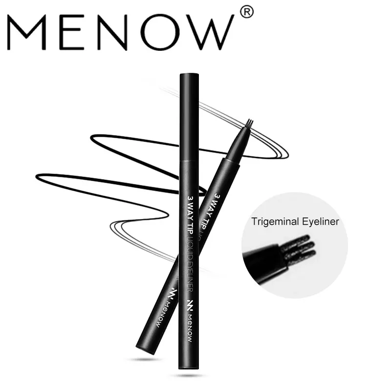 Buy MENOW Brand Natural 3 Head Cool Black Eyeliner