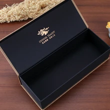 Заказная бархатная Упаковка Подарочная золотая коробка для свадьбы/Рождественская цветная бумага для печати упаковочная коробка оптом- DH10007