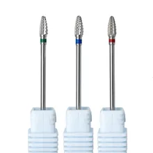 Хит, дизайн, 6,0, большой конус, твердосплавное сверло для ногтей, электрическая пилочка для ногтей, сверло, грубая твердосплавная дрель, инструмент для дизайна ногтей