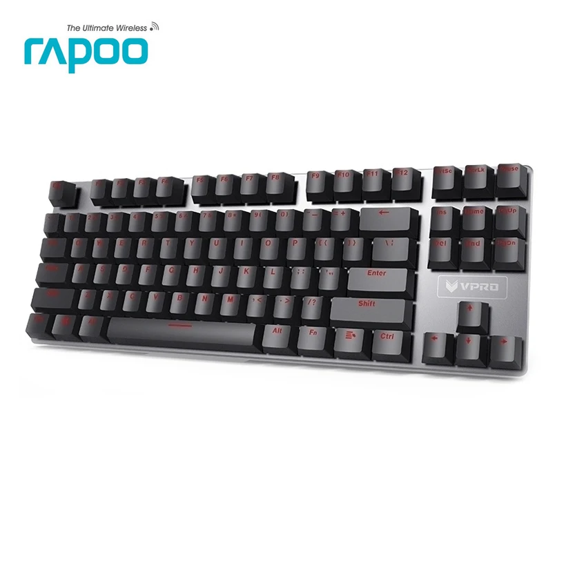 Rapoo v500 сплава версия механическая игровая клавиатура с 1.8 м usb кабель для рабочего