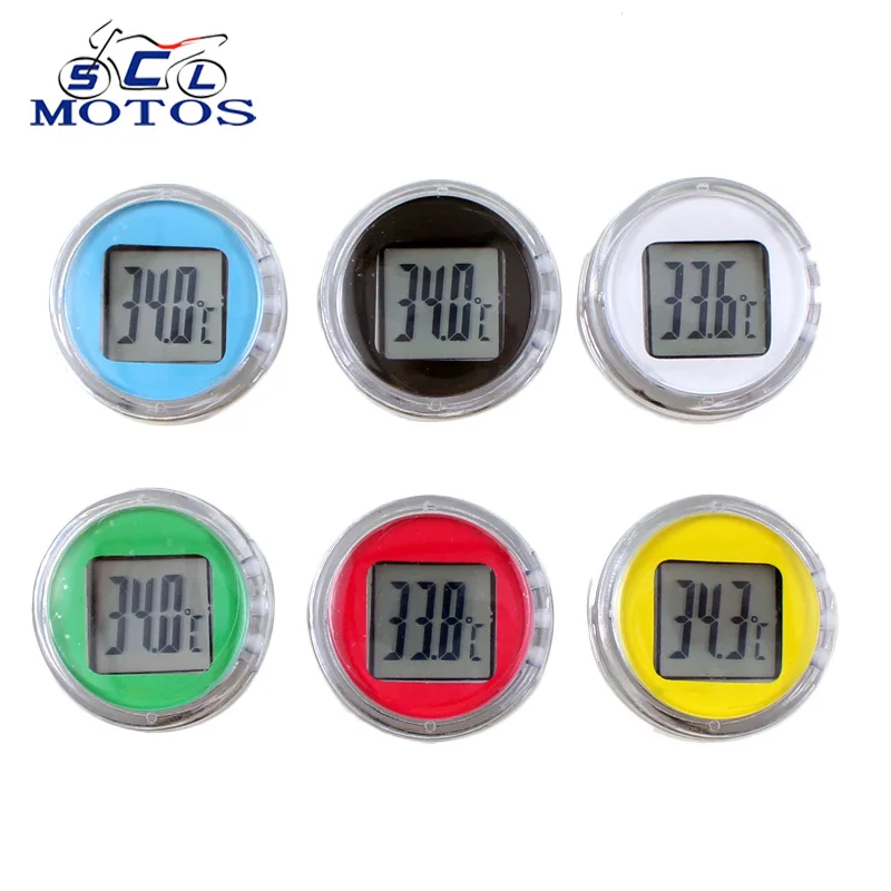 

Sclmotos- Motorcycle Tachometer Clocks Motorcycle Temperature Motorbike Watch With Second Motocross ATV Offroad For Kawasaki KTM