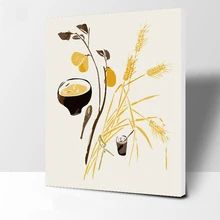 Картина Пшеница живопись по номерам Современная Настенная живопись ручная роспись Цифровая живопись маслом на холсте для украшения дома