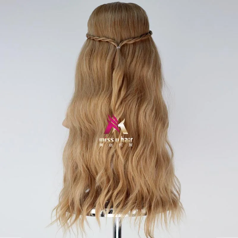 Новое прибытие Игра престолов королева Серсея Ланнистер золотой парик волнистые волосы косплей парик Хэллоуин ролевые игры