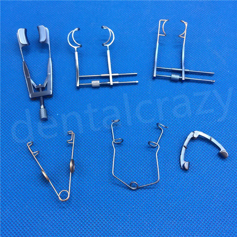 1 шт. титановые глазные спеклумы speculum wire blade/V type solid blade офтальмологические Хирургические Инструменты открывалка для бутылок приспособления для век