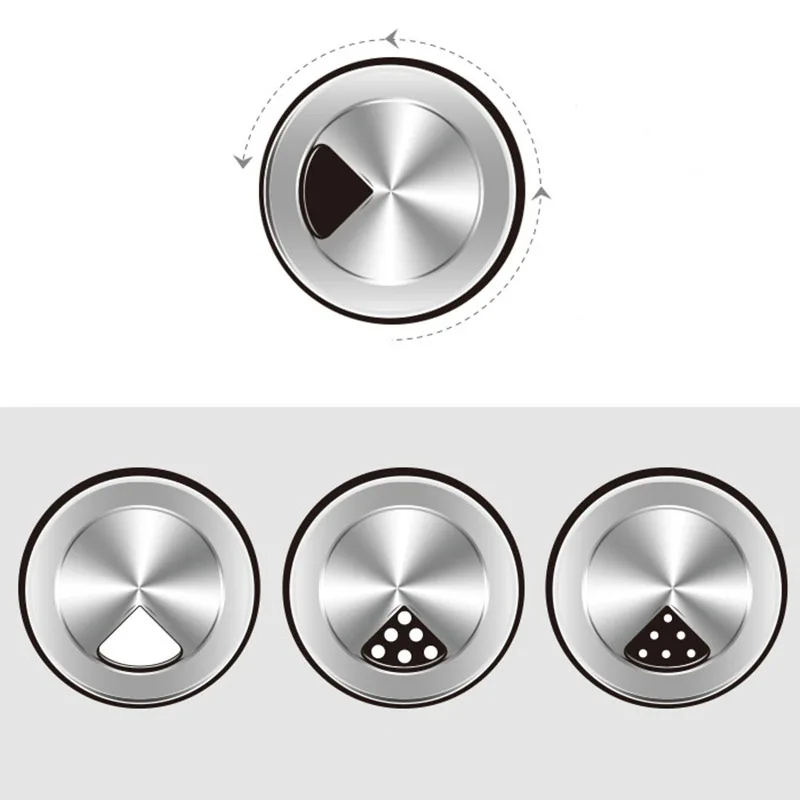 Вращающийся Набор банок для специй из нержавеющей стали, Солонка и перечница с дырочками сверху, спрей для приправ, кухонный инструмент для Cruet, контейнер для приправы