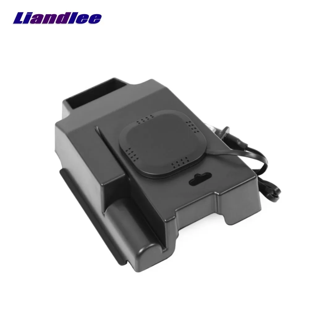 Liandlee For Cadillac XT5 ATS ATS-L XTS Special Wireless Phone Charger Armrest Storage For iPhone Android Car Battery Charger