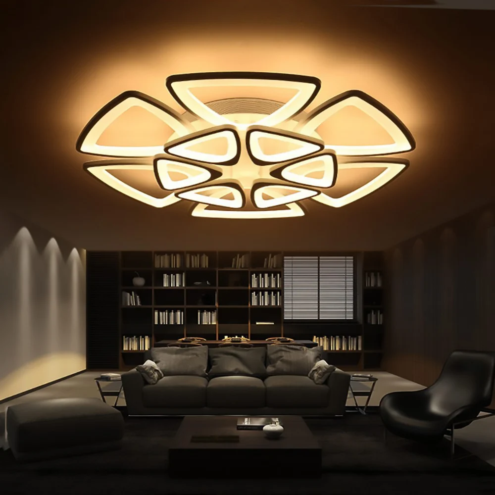 

New Acrylic Modern Led ceiling lamps Chandelier lights For Living Room Bedroom Home Dec lampara de techo chandeliers