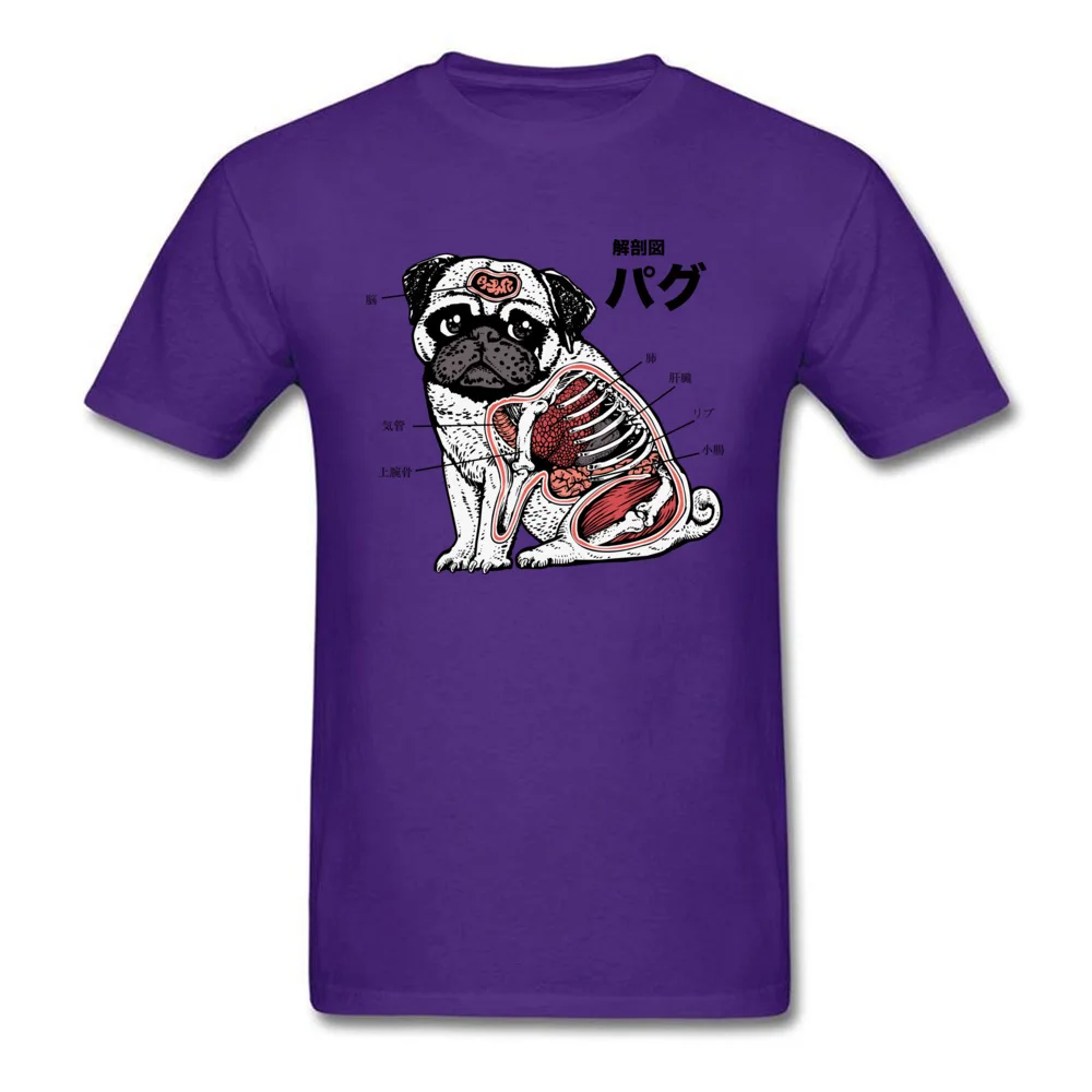 Funny Pug Anatomy Veterinarian_purple