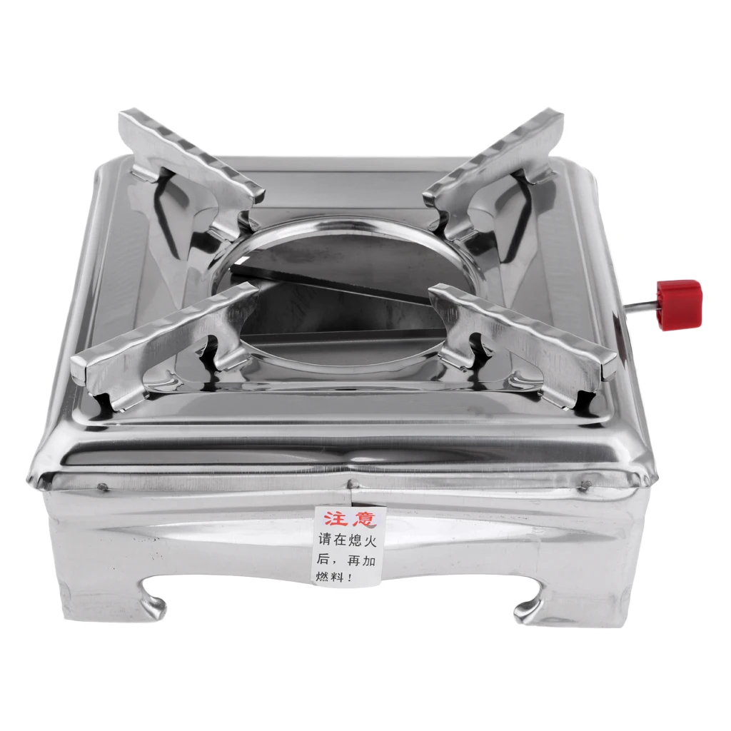 Ultralight Camping Stove 1 Burner Portable Alcohol Fuel Stove for Backpacking Hiking Trekking Picnic Fishing Mountaineering