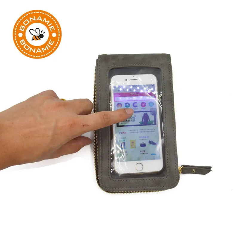 

BONAMIE Creative Women RFID Avoid Sand Touch Screen Beach Phone Bag Card Bag Messenger Bag Fashion Man Shoulder Phone Pocket