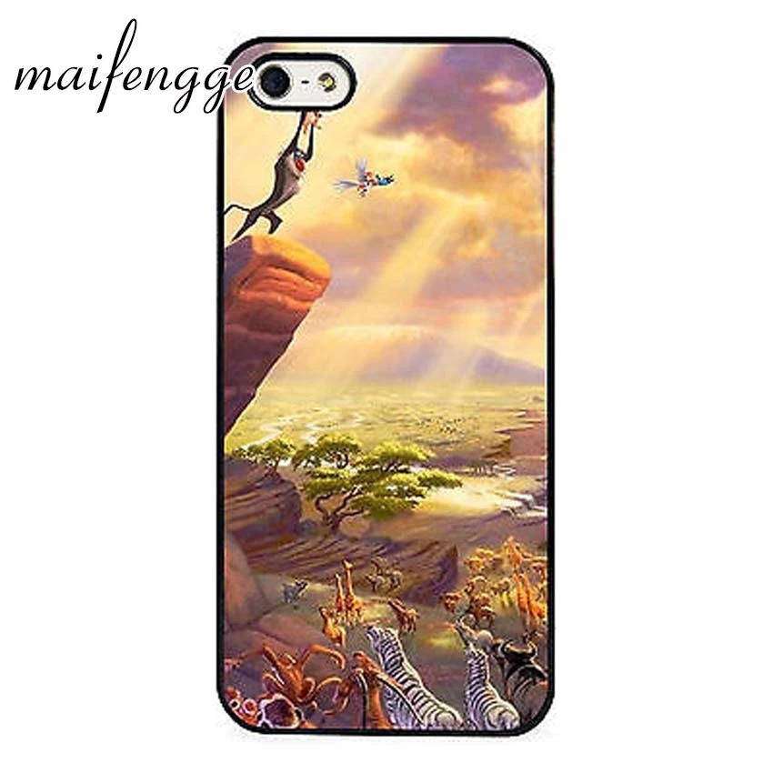 

maifengge The Lion King Spectacular Pride Case For iPhone 6 6S 7 8 Plus X 5 5S SE Case cover for Samsung S5 S6 S7 edge S8 Plus