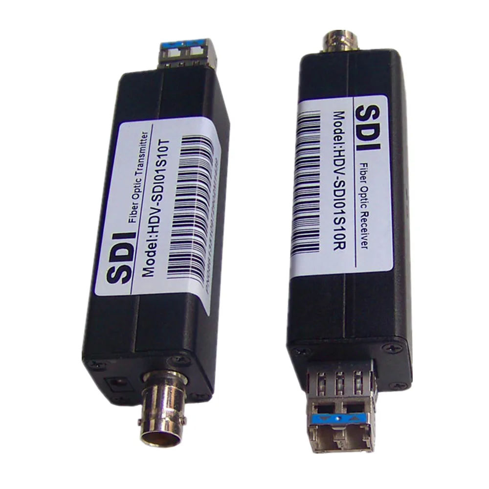 Мини HD SDI оптоволоконный медиаконвертер BNC 1080P оптический видеопередатчик