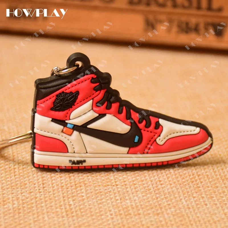 HowPlay мини кроссовки брелки jordan 1 сумка очарование Баскетбольная обувь модельный
