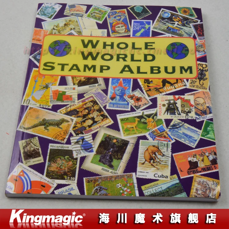 

Kingmagic Stamps Book Magic Stamp Album Close-Up Magic Props
