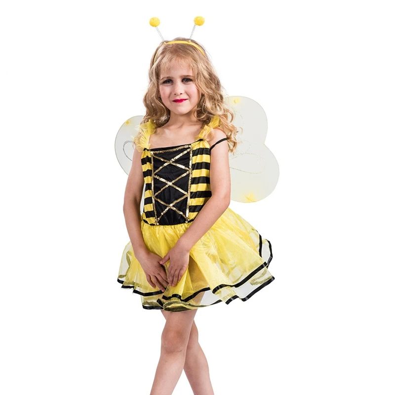 

Sweet Little Honey Bee Halloween Costume Girls