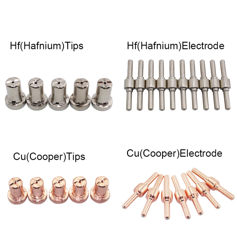 20 шт. Расширенный PT-31 фонарь для резки Hafnium Cooper провода расходные материалы для 40A 50A инвертор воздуха CUT50 Плазменный резак, сварочный аппарат
