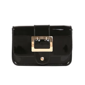 

Woman Bag Joker Pin Buckle Crossbody Fashion Patent Leather Chain handtassen dames bags for women 2019 sac main femme