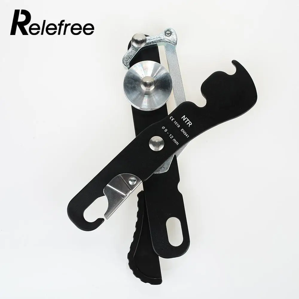 

Professional Rock Climbing Handle Control Abseiling Device Self-Braking 150 Kg 10-12mm Gear Descender Rappelling Antomatic Brake