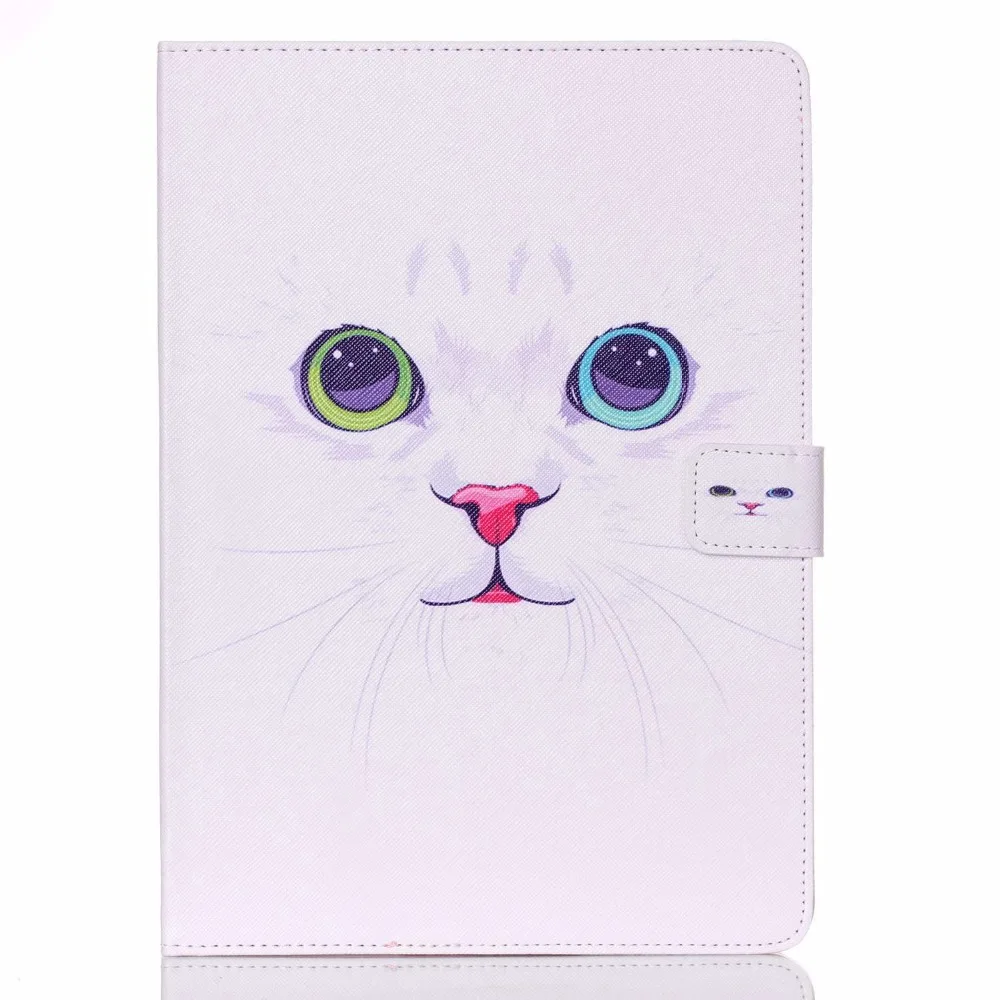 

For Mini iPad Mini 4 Cover Case Smart Wallet Silicone Stand Case Girl Kids Gift Protect Cover With Card Holder Girl +Stylus Pen