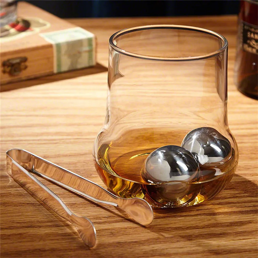 8pcs Stainless Steel Ice Cubes Keep Cold Cooling Stones With Clip Wine Whiskey Cooler Chillers Drink Physical Tool 0517# | Дом и сад