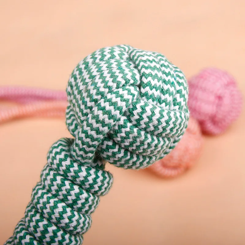 Dog Rope Toy For Dog Chew Toy Knot Ball Teeth Pet Toys Large Dogs Pet Products For Small Dogs Molar Tooth Bite Funny