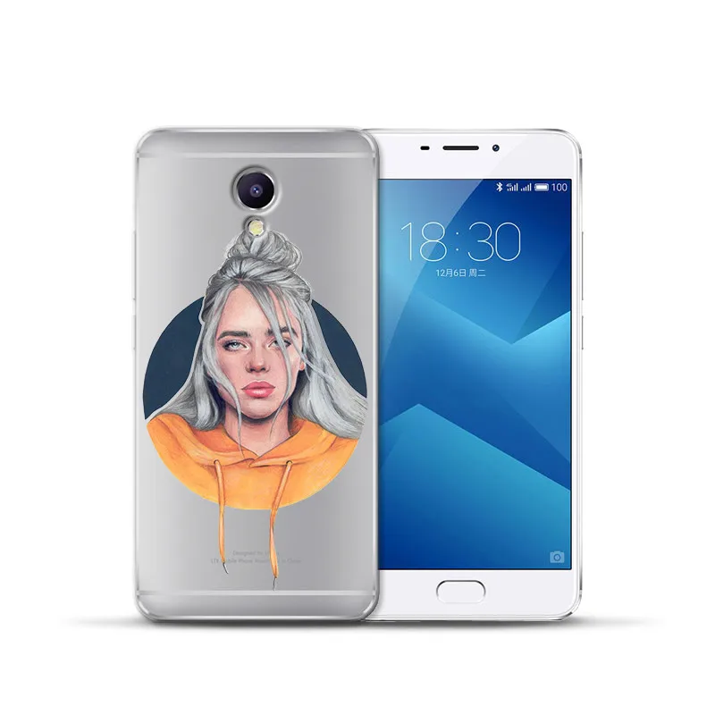 Роскошный Billie eilish для Meizu M3S M5 M5S M5C M6 M3 M5 M6 Note U10 U20 чехол для телефона Coque Etui capa Funda shell capinha милый