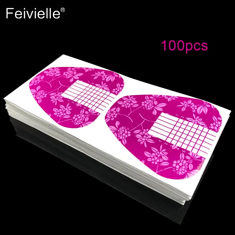 Feivielle Новый 100 шт. форма ногтей для акриловые УФ гель Совет - Цена: 
