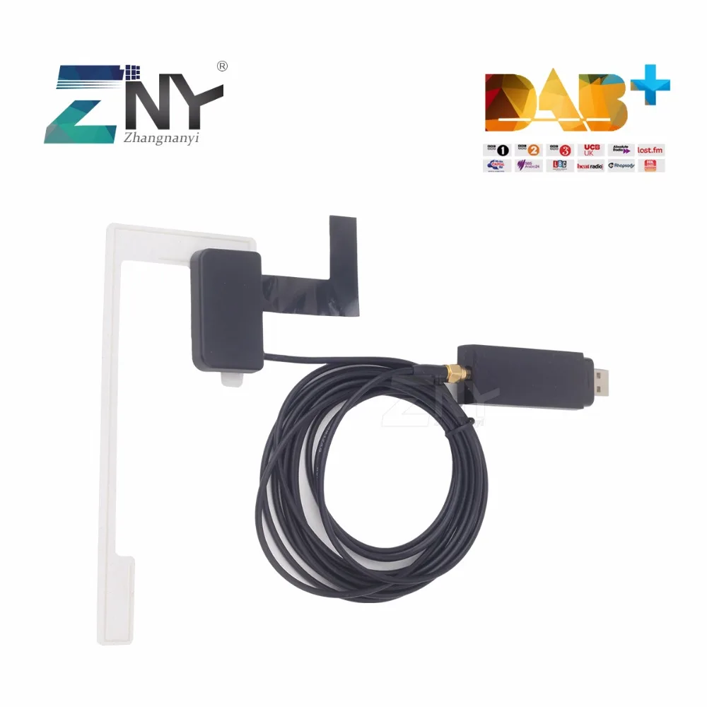 Цифровой DAB + USB Dongle с антенны для Европы Австралии после Рынок Android Auto плеер 4 5 1 6 0 7