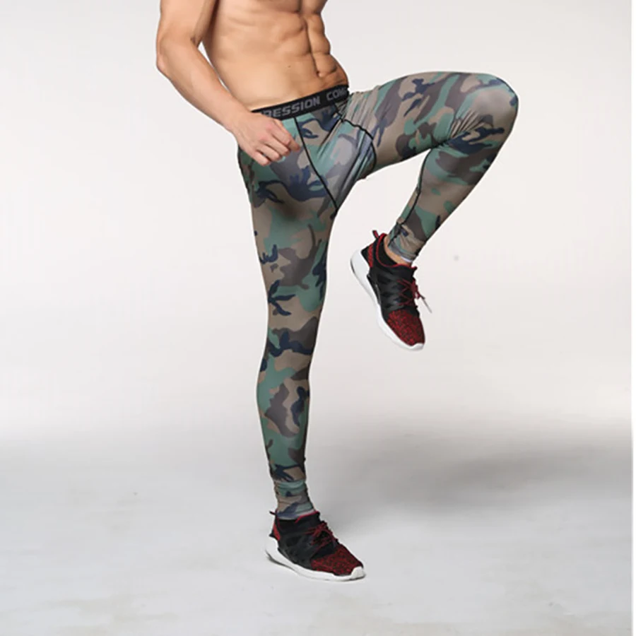 Джоггеры для мужчин компрессионные колготки 3D брюки мужские камуфляжные армейские обтягивающие леггинсы Кроссфит ММА тренажерные залы фитнес тренировочный камуфляж брюки