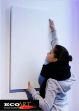 Ecoart New 450 watt white wall mounted infrared heating panel high quality wholesale home heaters