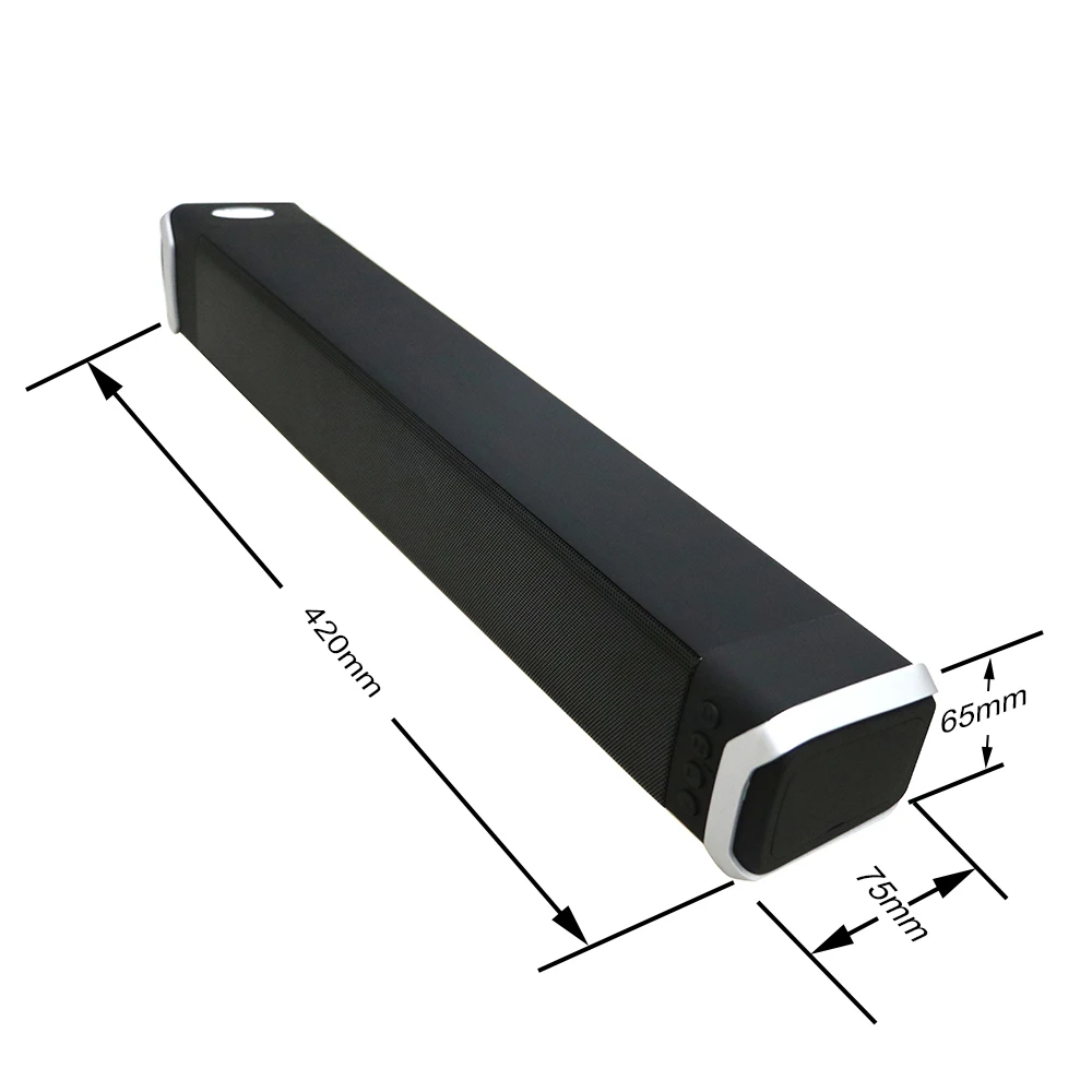 Newrixing Портативная колонка Bluetooth Динамик Приемник Parlante 3D объемный сабвуфер