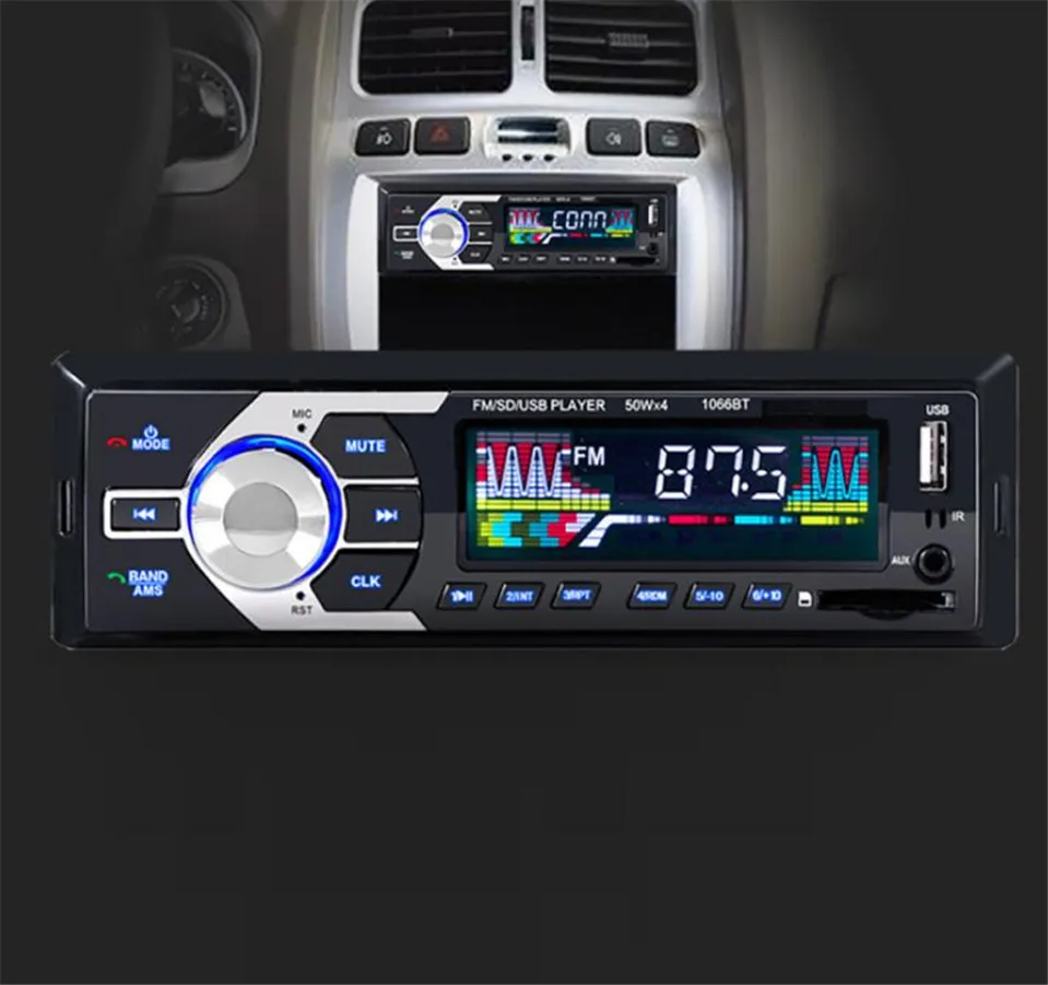 100 new Car In Dash Bluetooth Stereo Audio USB SD FM Aux Input Receiver MP3 Radio Player Car