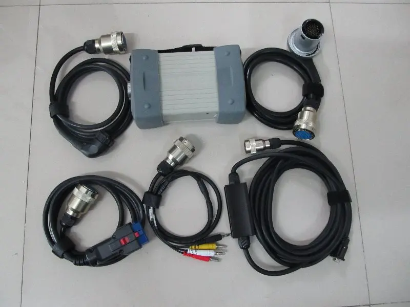 Mb star c3 multiplexor con cables herramienta de diagnóstico para los coches sin disco duro sin ord
