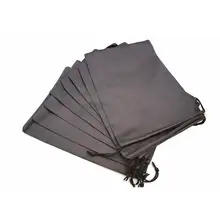 8 шт пылезащитный нейлоновый шнурок закрытия обувь мешок(черный