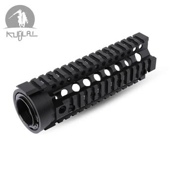 

Tactical Airsoft AR-15 M4 Handguard Carbine 6.7 Inch RIS Quad Rail 2 Piece Drop-In Picatinny Mounting Rifle Hunting Accessories