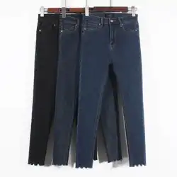 Стрейч Высокая Талия Для женщин джинсы сезон: весна–лето Тонкий джинсовые узкие брюки Для женщин Vaqueros Mujer обтягивающие джинсы ретро дамы